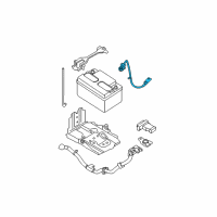 OEM 2009 Nissan Sentra Cable Assy-Battery Earth Diagram - 24080-ZJ60A