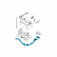 OEM 2010 Nissan Sentra Cable Assembly-Battery To Star Diagram - 24110-ZJ60A