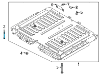 OEM Lincoln Corsair Battery Bolt Diagram - -W720360-S450B