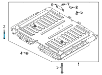 OEM Ford Escape Battery Bolt Diagram - -W720360-S450B