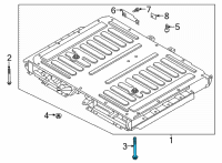 OEM 2022 Lincoln Corsair Battery Bolt Diagram - -W720178-S439X