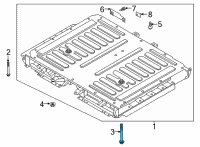 OEM Ford Battery Bolt Diagram - -W720178-S439X