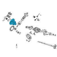 OEM 2011 Ram 1500 DIFFERNTL-Differential Diagram - 68053299AB