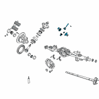 OEM 2015 Ram 1500 Gear Kit-Center Differential Diagram - 68411168AA