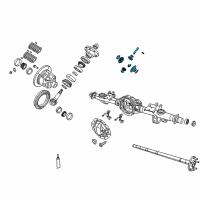 OEM Ram 1500 Gear Kit-Center Differential Diagram - 68411168AA