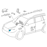 OEM 2013 Toyota Sienna Front Sensor Diagram - 89173-09590