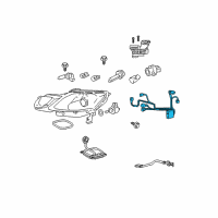 OEM 2008 Lexus GS460 Cord Diagram - 81125-30B50
