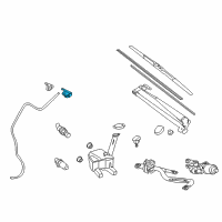 OEM 2017 Toyota Yaris Hose Connector Diagram - 85385-52200
