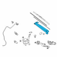 OEM 2013 Toyota Yaris Wiper Arm Diagram - 85221-52480