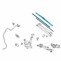 OEM 2015 Toyota Yaris Front Blade Diagram - 85222-52212