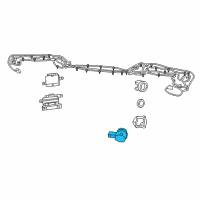 OEM Ram Sensor-Park Assist Diagram - 6MK25TZZAA