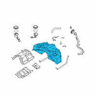 OEM 2006 Infiniti FX45 Tank Assembly - Fuel Diagram - 17202-3V60A