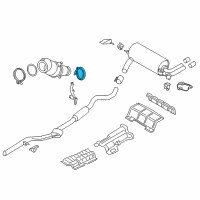 OEM BMW 540i Muffler Clamp Diagram - 18-30-8-635-798