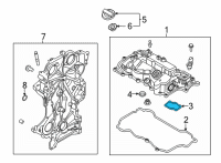 OEM 2021 Hyundai Santa Fe Gasket-Fuel Pump Diagram - 22442-2M800