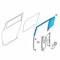 OEM 2017 Ford Flex Run Channel Diagram - 8A8Z-7425767-A