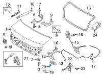 OEM 2011 Hyundai Genesis Screw/Machine-Torx Diagram - 81456-3M000