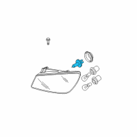 OEM 2001 Hyundai Accent Bulb-Halogen Diagram - 18649-60556-L