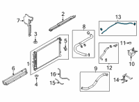 OEM Nissan Rogue HOSE-RESERVER TANK Diagram - 21741-6RA0B