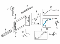 OEM 2021 Nissan Rogue Hose-Reservoir Tank Diagram - 21742-6RA5A