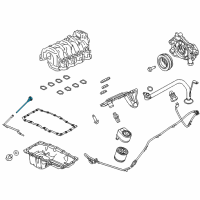 OEM 2019 Ford F-350 Super Duty Dipstick Diagram - HC3Z-6750-A