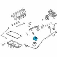 OEM 2021 Ford F-250 Super Duty Oil Cooler Diagram - HC3Z-6A642-B