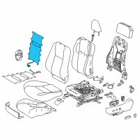 OEM 2018 Toyota RAV4 Seat Back Heater Diagram - 87510-42171