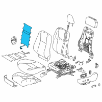 OEM Toyota Seat Back Heater Diagram - 87510-42171