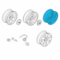 OEM 2008 Ford F-150 Wheel Diagram - 7L3Z-1007-K