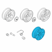 OEM 2006 Ford F-150 Wheel Diagram - 5L3Z-1007-AA