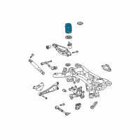 OEM 2011 Toyota RAV4 Coil Spring Diagram - 48231-0R020