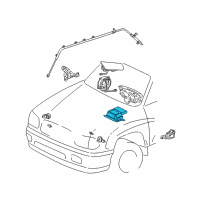 OEM 2003 Toyota Sequoia Diagnostic Module Diagram - 89170-0C040