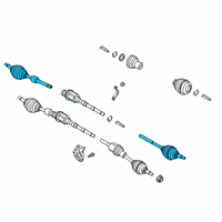 OEM 2022 Ford EcoSport Outer Joint Diagram - GN1Z-3B436-AY