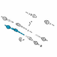 OEM 2022 Ford EcoSport Axle Assembly Diagram - GN1Z-3B436-AP