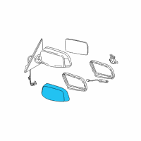 OEM 2007 BMW 525xi Cover Cap, Primed, Right Diagram - 51-16-7-078-360