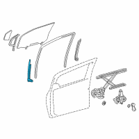 OEM Toyota Yaris Run Channel Diagram - 67402-52170