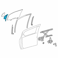 OEM 2014 Toyota Yaris Weatherstrip Diagram - 68215-52061