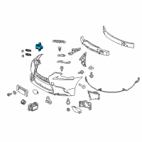 OEM 2014 Lexus IS350 Sensor, Ultrasonic Diagram - 89341-53010-D0