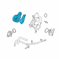 OEM 2009 Honda Civic Water Pump Diagram - 19200-RBC-013