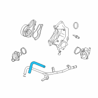 OEM 2009 Honda Civic Hose, Bypass Inlet Diagram - 19504-RAC-U00