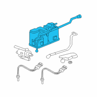 OEM Saturn Aura Vapor Canister Diagram - 15861966