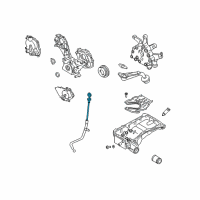 OEM 2004 Infiniti M45 Oil Level Gauge Diagram - 11140-AR020