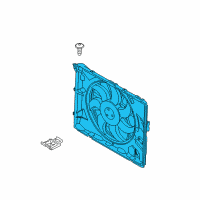 OEM BMW Fan Shroud Diagram - 17-11-2-283-407