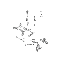 OEM 2002 Nissan Altima Spring-Rear Suspension Diagram - 55020-8J013