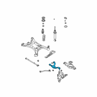 OEM 2006 Nissan Maxima Arm Rear Suspension RH Diagram - 55501-ZD90B