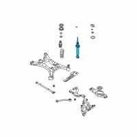 OEM 2006 Nissan Altima ABSORBER Kit - Shock, Rear Diagram - 56210-3Z125