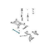 OEM Nissan Link Complete-Rear Suspension Lower, Front Diagram - 551A0-9J400