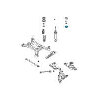 OEM 2002 Nissan Altima Shock Absorber Mounting Seal Diagram - 55338-8J000