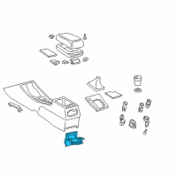 OEM 2006 Toyota Corolla Cup Holder Diagram - 55604-AB010-B1