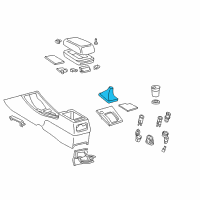 OEM 2003 Toyota Corolla Shift Boot GREY Diagram - 58808-12180-B0