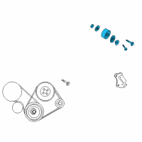 OEM 2011 Hyundai Elantra Pulley-Tension Diagram - 97706-29100